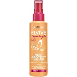 L’Oréal Paris Elvive Dream Lengths Heat Protect Hittespray - Lang, Beschadigd Haar - 230°C Hittebescherming - 6 x 150ml