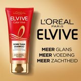 L’Oréal Paris Elvive More Than Shampoo Color Vive - Gekleurd Haar - 6 x 200ml