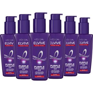 L’Oréal Paris Elvive Color Vive Purple Oil Serum Voordeelverpakking - Blond & Grijs Haar - 6 x 100ml