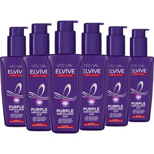 L’Oréal Paris Elvive Color Vive Purple Oil Serum - Blond & Grijs haar - 6 x 100ml