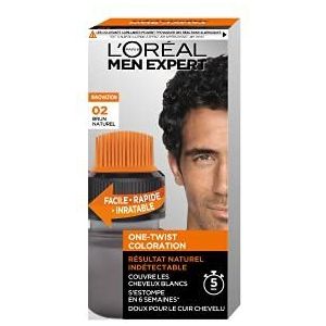 L'Oréal Paris Men Expert Haarverf voor heren, One Twist Coloration. Kleur: Natuurlijk bruin (02)
