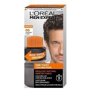 L'Oréal Paris Men Expert - Haarverf voor heren - One Twist haarkleur - kleur: lichtbruin (05)