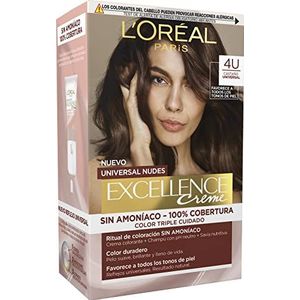 L'Oreal Paris Excellence Permanente haarkleur, bruin, 1 stuk