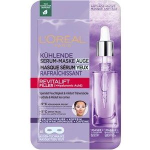 L'Oréal Paris - Weefselmasker - Hydraterende anti-rimpel & concealer voor de oogcontour - met zuiver hyaluronzuur en cafeïne - Revitalift Filler - 11 g
