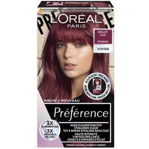 L'Oreal Paris Préférence Vivids 5.260 - Violet Ipanema- Permanente Haarkleuring