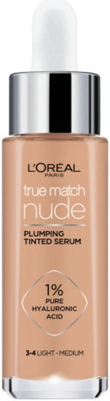 L'Oréal - True Match Nude - Getint Serum - 3-4 Light Medium - Voordeelverpakking - 3 x 30 ml