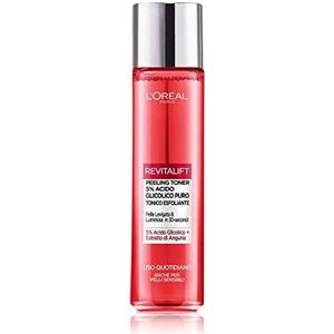 L'Oreal Paris Dermo Expertise Revitalift Tonic Tonic Tensor, 5% glycolzuur en watermeloenextract, zachte en glanzende huid in 30 seconden, 180 ml