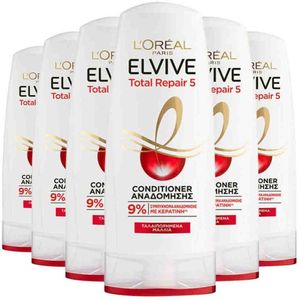L'Oréal - Elvive Total Repair 5 - Conditioner - 6 x 300 ml - Voordeelverpakking
