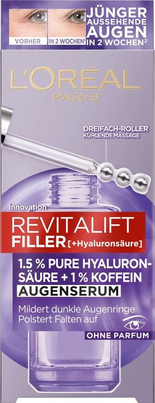 Revitalift - Filler Oogserum - 20 ml - Hyaluronzuur - Cafeïne
