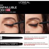 L'Oréal Paris - Infaillible 36H Grip Gel - Oogpotlood - Waterproof - Zwart