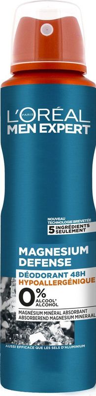 L’Oréal Paris Men Expert Magnesium Defense Deodorant 48H - Deodorant Spray - 150 ml