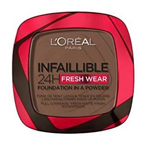 L’Oréal Paris Make-up teint Poeder Infaillible 24H Fresh Wear Make-up Powder 390 Ebony