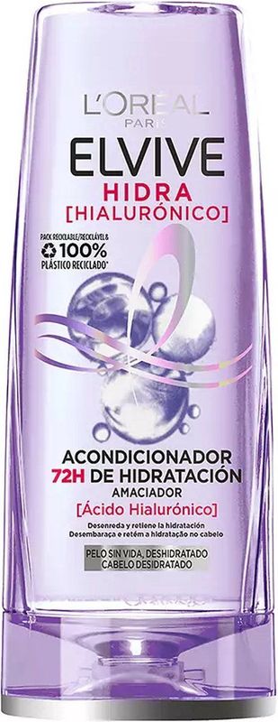 L'Oreal Elvive Hidra - Conditioner - 300 ml - Hydraterend - Hyaluronzuur