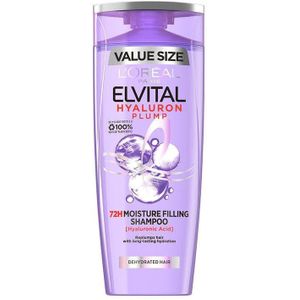 L'Oréal Paris - Elvital Hyaluron Plump - Haarverzorgingsset - 400 ml Shampoo + 300 ml Conditioner + 150 ml Leave-in Spray