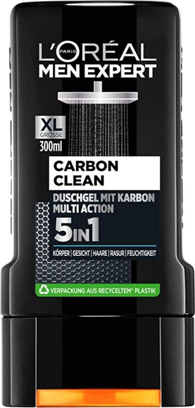 L'Oréal Paris Men Expert - Carbon Clean - Douchegel - 5in1 - Kruidige Geur