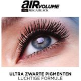 3x L'Oréal Air Volume Mega 30H Mascara Extra Zwart