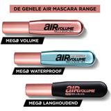 3x L'Oréal Air Volume Mega 30H Mascara Extra Zwart
