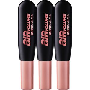 3x L'Oréal Air Volume Mega 30H Mascara Extra Zwart