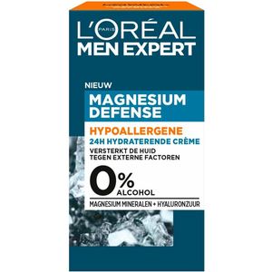 L'Oréal Men Expert - Magnesium Care - Gezichtscrème - Hypoallergene - 24h Hydratatie