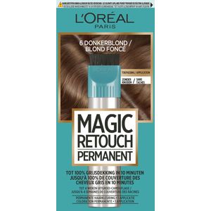 L’Oréal Paris Magic Retouch Permanent 6 - Donkerblond - Permanente Haarkleuring