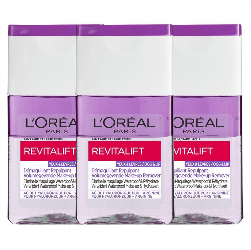 6x L'Oréal Revitalift Volumegevende Make-up Remover 125 ml