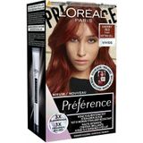 6x L'Oréal Preference Vivids Permanente Haarkleuring 5.664 Cherry Red
