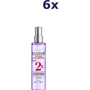 L’Oréal Paris Elvive Hydra Hyaluronic Leave-in Spray - Hydraterend Met Hyaluronzuur - 6 x 150ml