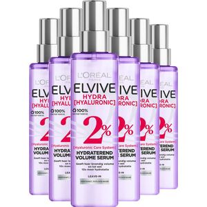 L’Oréal Paris Elvive Hydra Hyaluronic Leave-in Spray - Hydraterend Met Hyaluronzuur - 6 x 150ml