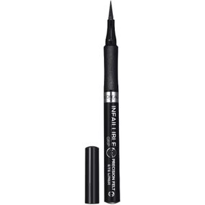 L'Oréal Paris - Infaillible Grip 24H Precision Felt Eyeliner - Zwart - 1 st