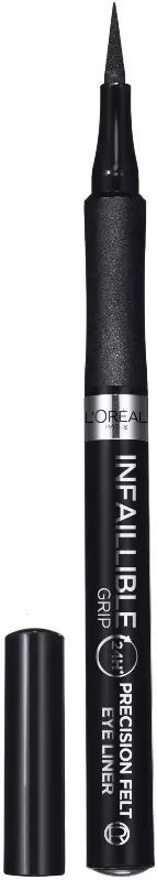L'Oréal Paris - Infaillible Grip 24H Precision Felt Eyeliner - Zwart - 1 st