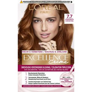 L’Oréal Paris - Excellence Crème - Haarkleuring - 100% Grijsdekking - 60ml