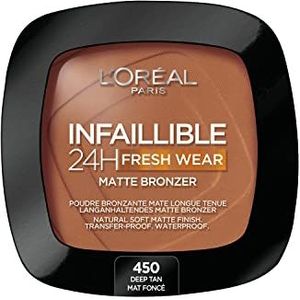 L'Oréal - Infallible 24H Fresh Wear - Matte Bronzer - 450 Deep Tan