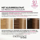 L'Oréal - Excellence Crème - Haarkleuring - 9.1 Zeer Licht Asblond