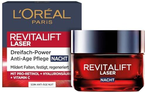 L'ORÉAL PARIS Nachtcrème Revitalift Laser X3, 50 ml