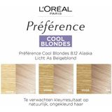 L’Oréal Paris Préférence Cool Blondes 8.12 Alaska - Licht As Beigeblond - Permanente Haarverf