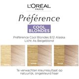 L'Oréal Préférence Cool Blondes Permanente Haarkleuring 8.12 Licht As Beigeblond