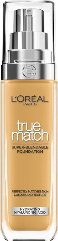 L’Oréal Paris True Match Foundation - Natuurlijk dekkende foundation met Hyaluronzuur en SPF 16 - 6.5N - 30 ml