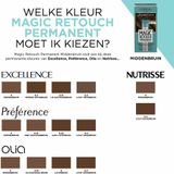 Haarkleuring - Middenbruin - Permanente Haarkleuring - 100% Grijsdekking