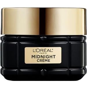 L'Oréal Paris - Midnight Age Perfect Renaissance Cellulaire Crème – Anti-aging regenererende nachtcrème – gezichtsverzorging tegen rimpels, stevigheid, comfort – alle huidtypes – 50 ml
