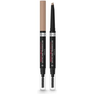 3x L'Oréal 24H Brow Filling Triangular Pencil 6.0 Dark Blonde 1 ml