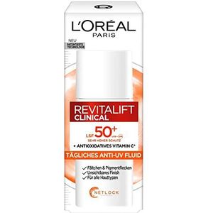 L’Oréal Paris Collectie Revitalift Clinical Dagelijkse anti-UV-vloeistof SPF 50+