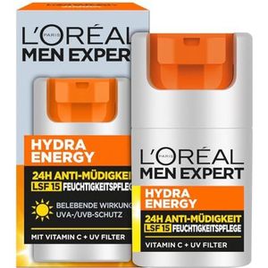 L'Oréal Men Expert Gezichtsverzorging, met beschermingsfactor 15, Hydra Energy, 1 x 50 ml