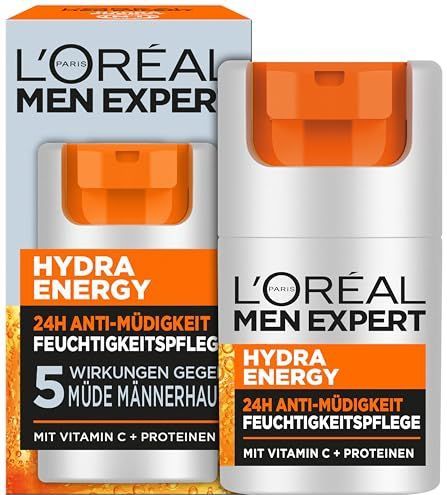 L'Oréal Men Expert - Hydra Energy - Gezichtscrème - Zilver - 50 ml