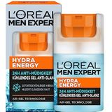 L'Oréal Men Expert Verkoelende Gel voor Mannen Anti-Shine Anti-Fatigue Hydra Energy 1 x 50ml