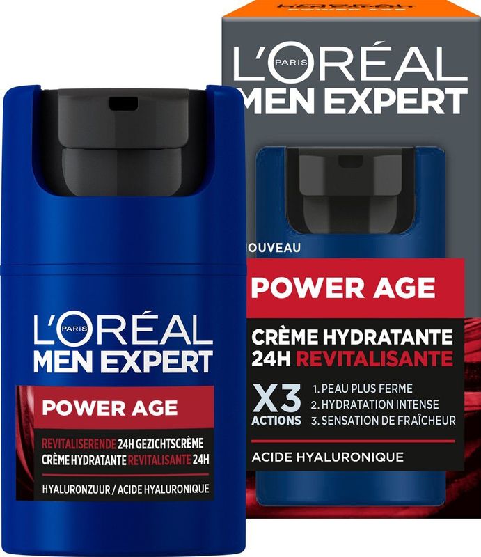L'Oréal Paris Men Expert Power Age - Hydraterende Gezichtscrème tegen Huidveroudering - 50 ml - Dagcrème