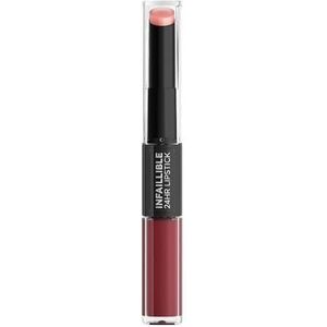 L’Oréal Paris Make-up lippen Lippenstift Infaillble 2-Step Lipstick 502 Red to Stay