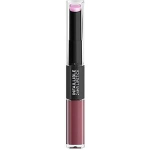 L’Oréal Paris Infaillible 24H Lipstick - Verzorgende Lippenstift Verrijkt met Hyaluronzuur - 209 Violet Parfait -5.7 ml