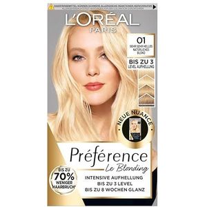 L’Oréal Paris Collectie Préférence Le Blonding 01 zeer zeer licht natuurlijk blond
