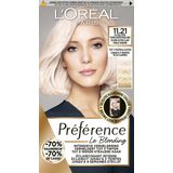 L'Oréal Paris Préférence permanente haarkleuring - Le Blonding 11.21 - Ultra Licht Parelmoer Asblond