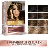 Excellence Universal Nudes Universeel Zeer Donkerbruin Haarkleuring